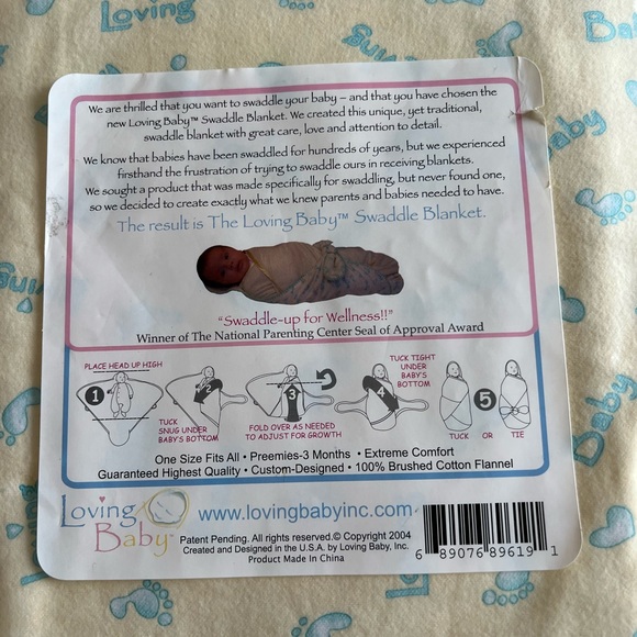 Loving Baby Swaddle Blanket (NWT) - Picture 6 of 6